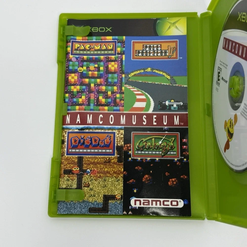 Namco Museum (Microsoft Xbox, 2002) CIB Complete w/ Manual Tested Working